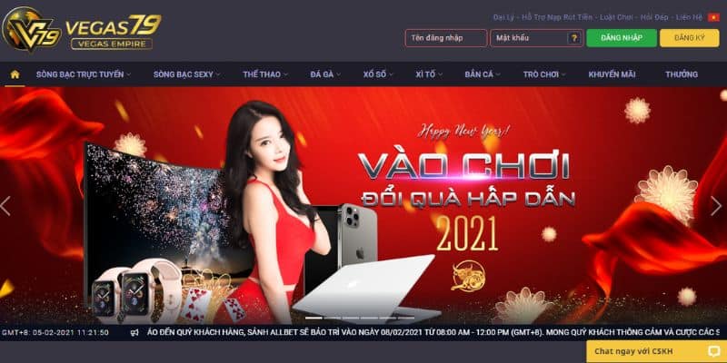 Top những nhà cái cá độ bóng đá hợp pháp tại Việt Nam 9 Vegas79 - Nhà cái nhiều ưu đãi hấp dẫn cho game cá cược bóng đá