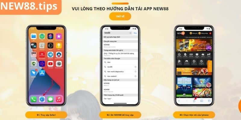 Hướng Dẫn Chi Tiết Tải New88 Bằng IOS Nhanh Nhất Mới Nhất 8 Tải NEW88 bằng IOS