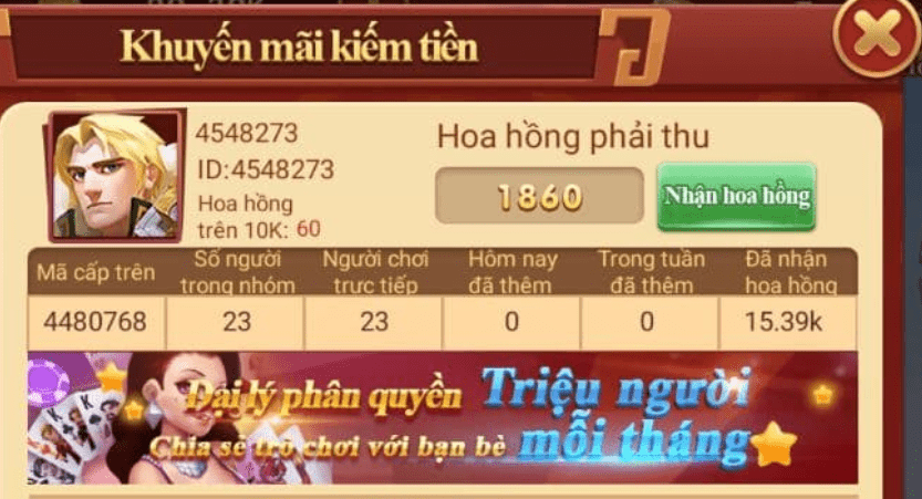 Làm đại lý game đổi thưởng có lợi nhuận cao không? 9 Lãi suất được tính trực tiếp trên trang web cụ thể