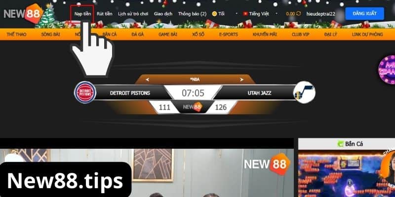 Nạp Tiền New88: Hướng Dẫn Cách Nạp Tiền Chính Xác 16 Nạp tiền NEW88
