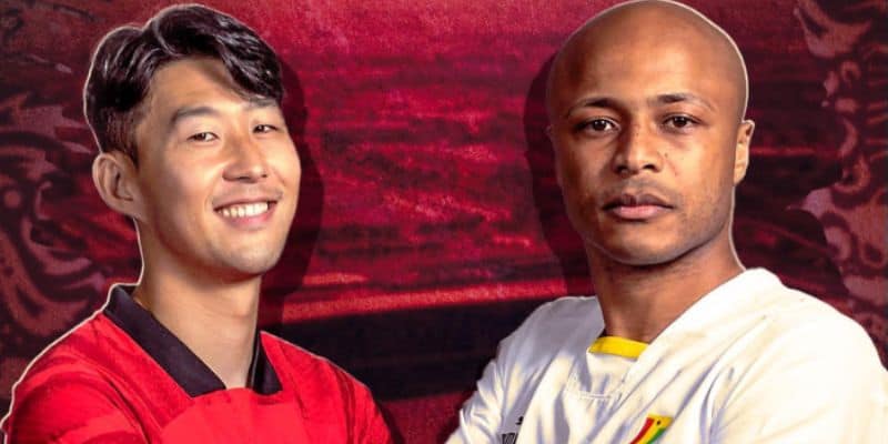 Đánh giá về Hàn Quốc và Ghana trước trận đấu